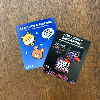 Mobile Phone Cleaning Stickers