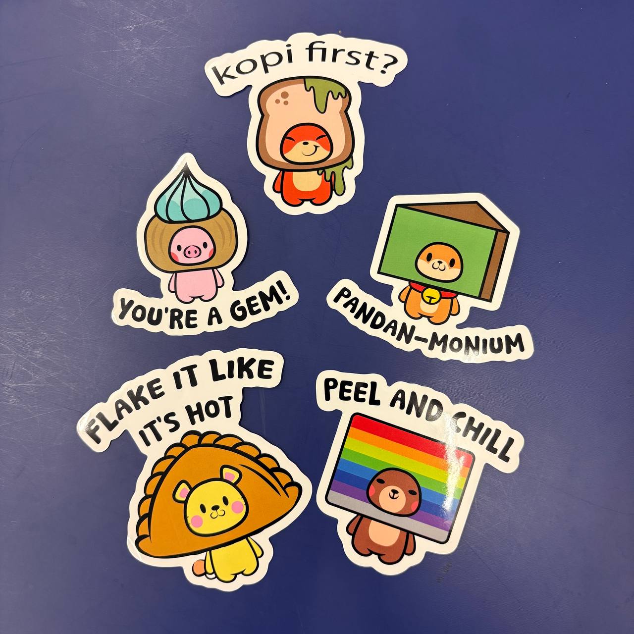 StarLabs Tasty Mascot Stickers